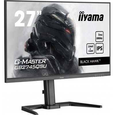 Monitor IIYAMA G-Master GB2745QSU-B2 27" Nero QHD IPS USB-Hub 100Hz