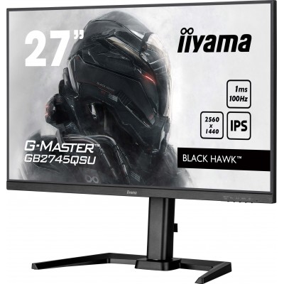 Monitor IIYAMA G-Master GB2745QSU-B2 27" Nero QHD IPS USB-Hub 100Hz