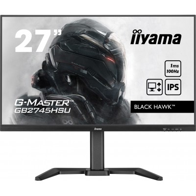 Monitor IIYAMA G-Master GB2745HSU-B2 27" Nero Full HD IPS Adaptive-Sync 100Hz Monitor IIYAMA G-Master GB2745HSU-B2 27" Nero Full HD IPS Adaptive-Sync 100Hz