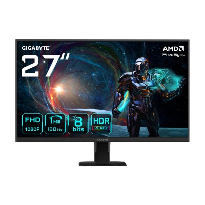 Monitor GigaByte GS27FA 27" Nero Full HD IPS HDR AMD Free-Sync 180Hz