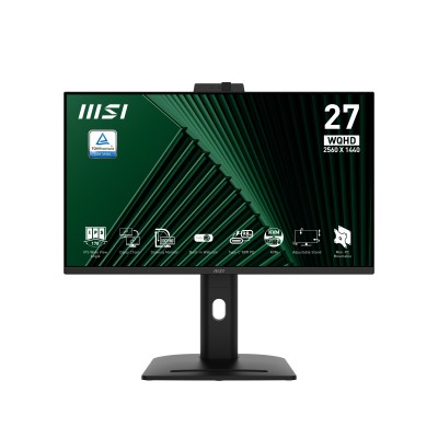Monitor MSI PRO MP275QPDGDE 27" Nero WQHD IPS HDR-Ready USB-C 100Hz