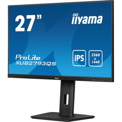 Monitor IIYAMA ProLite XUB2793QS-B7 27" Nero QHD IPS Adaptive-Sync 100Hz