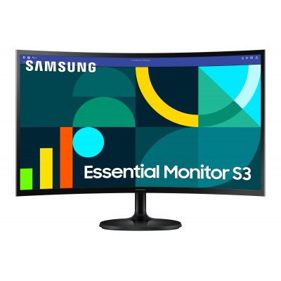 Monitor Samsung Essential S36GD S27D364GAU 27" Nero Full HD VA Curvo 100Hz