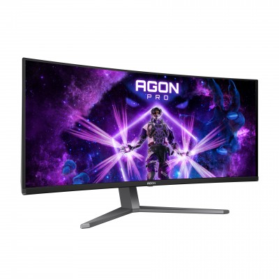 Monitor AOC OLED PRO AG346UCD 34" dunkelGrigio Nero WQHD QD-OLED Curvo USB Hub 175Hz