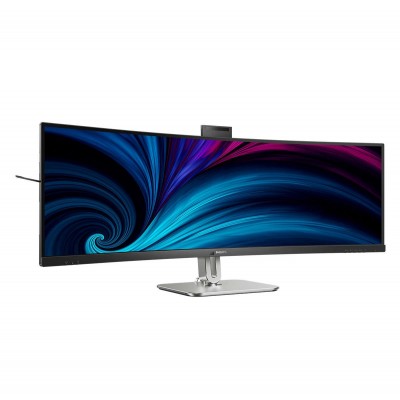 Monitor Philips 49B2U6903CH 49" dunkelGrigio Argento DQHD VA Thunderbolt 4 USB-C Pop-up-Webcam 120Hz Monitor Philips 49B2U6903CH 49" dunkelGrigio Argento DQHD VA Thunderbolt 4 USB-C Pop-up-Webcam 120Hz