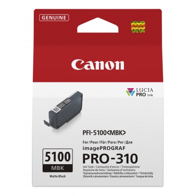Canon Cartuccia d'inchiostro Nero (opaco) PFI-5100mbk 6951C001 14ml