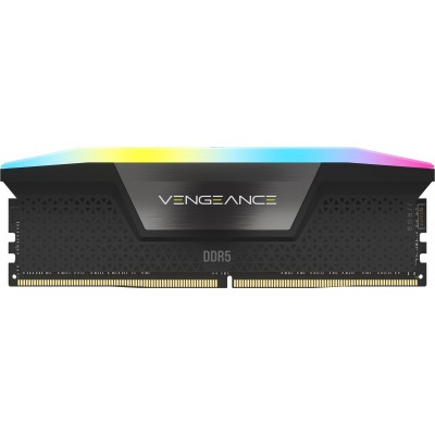 DIMM 32 GB DDR5-6000 (2x 16 GB) Dual-Kit (schwarz, CMH32GX5M2B6000C38, Vengeance RGB, INTEL XMP)