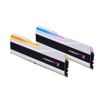 DIMM 32 GB DDR5-6000 (weiß, F5-6000J2836G16GX2-TZ5RW, Trident Z5 RGB, INTEL XMP) DIMM 32 GB DDR5-6000 (weiß, F5-6000J2836G16GX2-TZ5RW, Trident Z5 RGB, INTEL XMP)