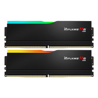 DIMM 64 GB DDR5-6000 (2x 32 GB) Dual-Kit (schwarz, F5-6000J2836G32GX2-RM5RK, Ripjaws M5, INTEL XMP)