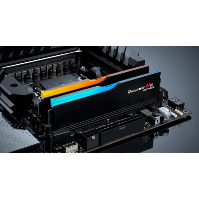 DIMM 48 GB DDR5-6000 (2x 24 GB) Dual-Kit (schwarz, F5-6000J3036F24GX2-RM5NRK, Ripjaws M5 Neo RGB, AMD EXPO) DIMM 48 GB DDR5-6000 (2x 24 GB) Dual-Kit (schwarz, F5-6000J3036F24GX2-RM5NRK, Ripjaws M5 Neo RGB, AMD EXPO)