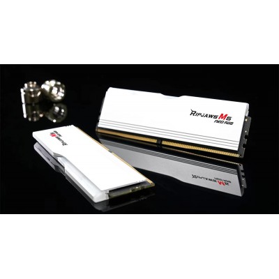 DIMM 64 GB DDR5-6000 (2x 32 GB) Dual-Kit (weiß, F5-6000J3040G32GX2-RM5NRW, Ripjaws M5 Neo, AMD EXPO) DIMM 64 GB DDR5-6000 (2x 32 GB) Dual-Kit (weiß, F5-6000J3040G32GX2-RM5NRW, Ripjaws M5 Neo, AMD EXPO)