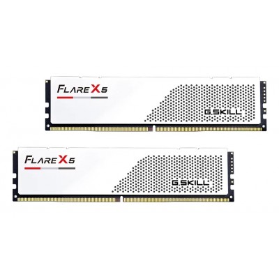 DIMM 64 GB DDR5-6000 (2x 32 GB) Dual-Kit (weiß, F5-6000J3636F32GX2-FX5W, Flare X5, INTEL XMP, AMD EXPO) DIMM 64 GB DDR5-6000 (2x 32 GB) Dual-Kit (weiß, F5-6000J3636F32GX2-FX5W, Flare X5, INTEL XMP, AMD EXPO)