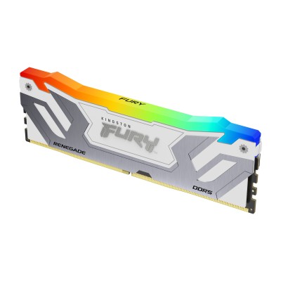 CU-DIMM 24 GB DDR5-8400 (silber weiß, KF584CU40RWA-24, FURY Renegade RGB, INTEL XMP) CU-DIMM 24 GB DDR5-8400 (silber weiß, KF584CU40RWA-24, FURY Renegade RGB, INTEL XMP)