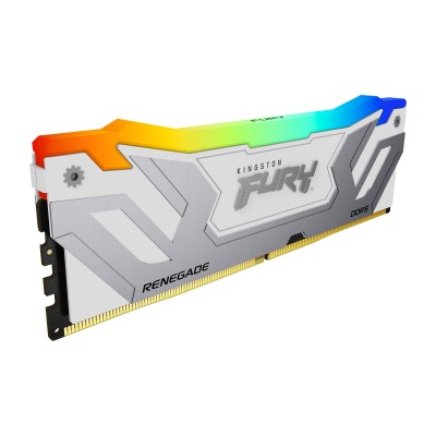 CU-DIMM 24 GB DDR5-8400 (silber weiß, KF584CU40RWA-24, FURY Renegade RGB, INTEL XMP) CU-DIMM 24 GB DDR5-8400 (silber weiß, KF584CU40RWA-24, FURY Renegade RGB, INTEL XMP)