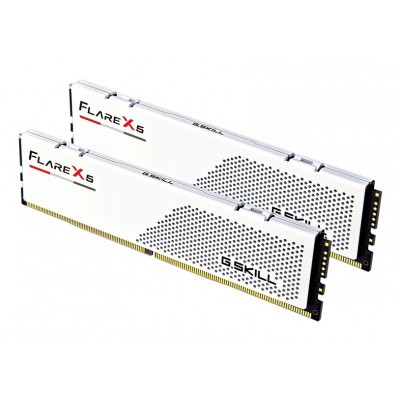 DIMM 32 GB DDR5-6400 (2x 16 GB) Dual-Kit (weiß, F5-6400J3240G16GX2-FX5W, Flare X5, AMD EXPO)