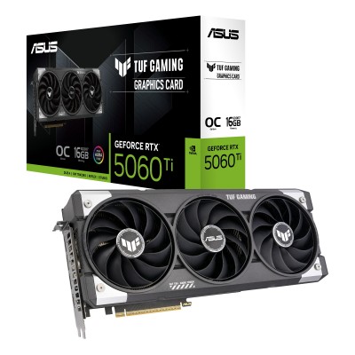 Scheda Video ASUS TUF Gaming NVIDIA GeForce RTX 5060 Ti 16 GB GDDR7 Scheda Video ASUS TUF Gaming NVIDIA GeForce RTX 5060 Ti 16 GB GDDR7