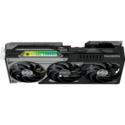 Scheda Video ASRock AMD Radeon RX 9070 XT Steel Legend Dark 16GB GDDR6 Nero