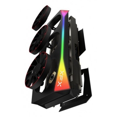 Scheda Video XFX AMDRadeon RX 9070XT MERCURY Magnetic Air RGB Gaming 16 GB OC GDDR6 Nero Scheda Video XFX AMDRadeon RX 9070XT MERCURY Magnetic Air RGB Gaming 16 GB OC GDDR6 Nero