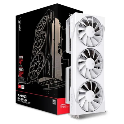 Scheda Video XFX AMD Radeon RX 9070XT SWIFT Gaming 16 GB GDDR6 Bianco Scheda Video XFX AMD Radeon RX 9070XT SWIFT Gaming 16 GB GDDR6 Bianco