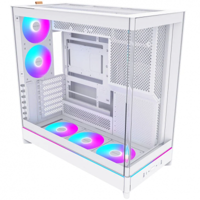 Case Montech HS02 PRO Midi Tower ATX Vetro Temperato ARGB Bianco Case Montech HS02 PRO Midi Tower ATX Vetro Temperato ARGB Bianco