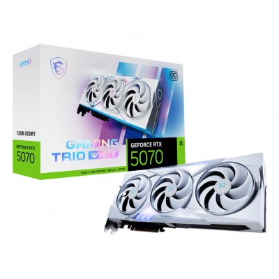 Scheda Video MSI GeForce® RTX 5070 12GB GAMING TRIO OC WHITE