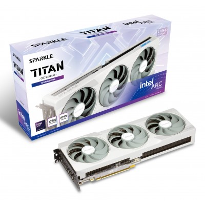 Scheda Video SPARKLE Intel ARC B580 12GB TITAN LUNA OC (Battlemage Lineup)