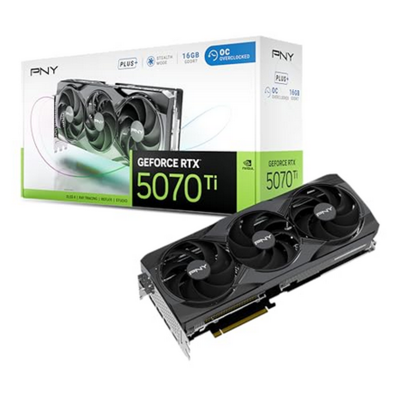 Scheda Video PNY GeForce RTX 5070TI 16GB Gaming Overclocked Triple Fan PLUS