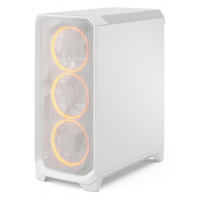 Case Fractal Design Meshify 3 RGB TG Clear Midi-Tower E-ATX Bianco