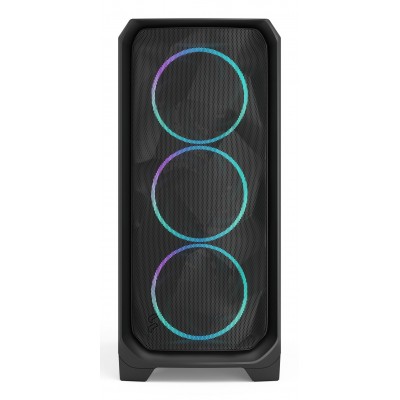 Case Fractal Design Meshify 3 RGB TG Light Midi-Tower E-ATX Nero Case Fractal Design Meshify 3 RGB TG Light Midi-Tower E-ATX Nero