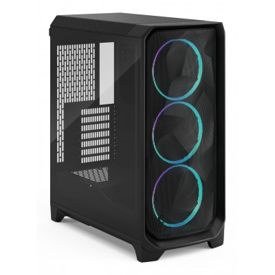 Case Fractal Design Meshify 3 RGB TG Light Midi-Tower E-ATX Nero Case Fractal Design Meshify 3 RGB TG Light Midi-Tower E-ATX Nero