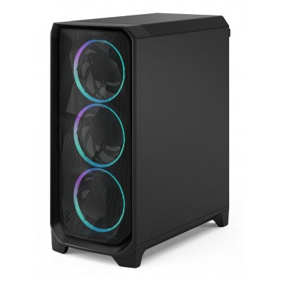 Case Fractal Design Meshify 3 RGB TG Light Midi-Tower E-ATX Nero Case Fractal Design Meshify 3 RGB TG Light Midi-Tower E-ATX Nero