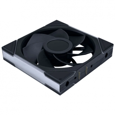 Ventola Lian Li UNI FAN TL Wireless LCD ARGB PWM Lama Inversa 140mm Nero