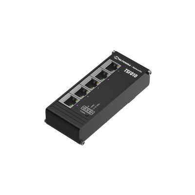 Teltonika TSF010 Unmanaged Ethernet-Switch 5x100 Mbps, flat Teltonika TSF010 Unmanaged Ethernet-Switch 5x100 Mbps, flat