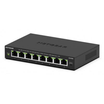 NETGEAR Switch 8-port 10 100 1000 GS308E-400EUS NETGEAR Switch 8-port 10 100 1000 GS308E-400EUS