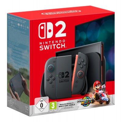Nintendo Switch 2 + Mario Kart World 256 GB Touch screen Wi-Fi Nero