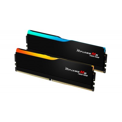 DIMM 64 GB DDR5-6000 (2x 32 GB) Dual-Kit (schwarz, F5-6000J2836G32GX2-RM5NRK, Ripjaws M5 Neo, AMD EXPO) DIMM 64 GB DDR5-6000 (2x 32 GB) Dual-Kit (schwarz, F5-6000J2836G32GX2-RM5NRK, Ripjaws M5 Neo, AMD EXPO)