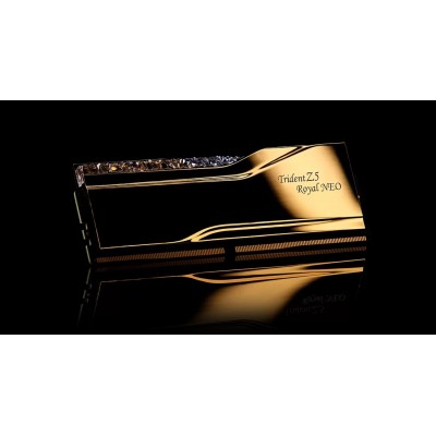 DIMM 96 GB DDR5-6000 (gold, F5-6000J2836F48GX2-TR5NG, TZ5 Royal Neo Gold, AMD EXPO) DIMM 96 GB DDR5-6000 (gold, F5-6000J2836F48GX2-TR5NG, TZ5 Royal Neo Gold, AMD EXPO)