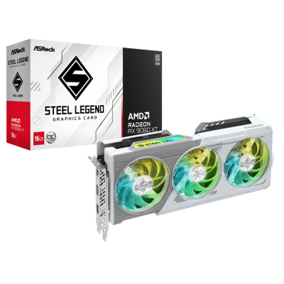 Scheda Video ASRock AMD Radeon 9060 XT SL 8GB GDDR6 Bianco