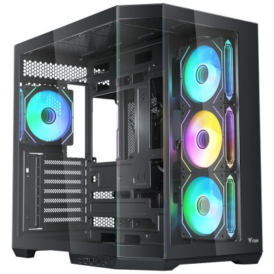 Case Itek DARK CAVE AKU Tower Nero