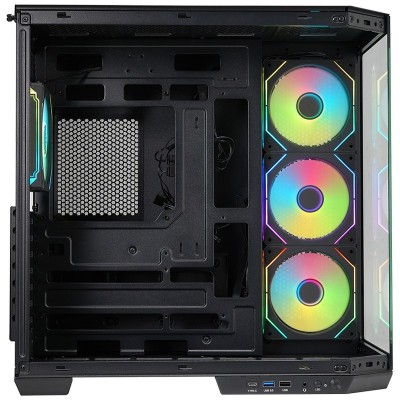Case Itek DARK CAVE AKU Tower Nero