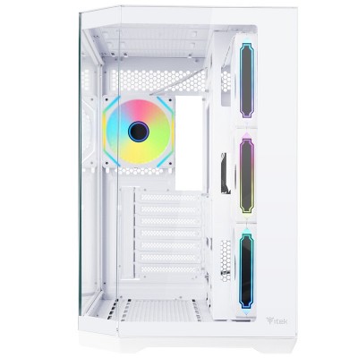 Case Itek DARK CAVE AKU Midi Tower Bianco