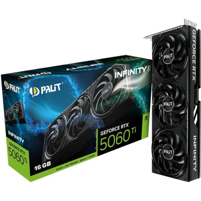 Scheda Video Palit Nvidia GeForce RTX 5060 Ti 16G Infinity 3 16GB GDDR7 Nero