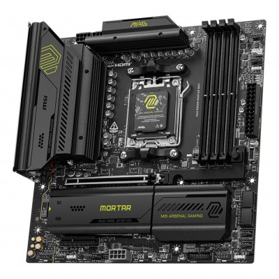 Scheda Madre MSI MAG B850M MORTAR WIFI Micro-ATX DDR5 Socket AM5 Scheda Madre MSI MAG B850M MORTAR WIFI Micro-ATX DDR5 Socket AM5