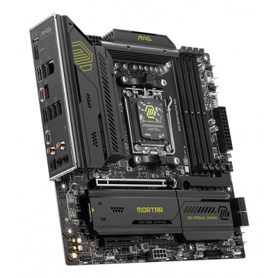 Scheda Madre MSI MAG B850M MORTAR WIFI Micro-ATX DDR5 Socket AM5 Scheda Madre MSI MAG B850M MORTAR WIFI Micro-ATX DDR5 Socket AM5