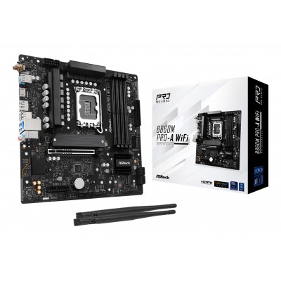 Scheda Madre ASROCK B860M Pro-A WiFi Micro-ATX DDR5 Socket LGA 1851 Scheda Madre ASROCK B860M Pro-A WiFi Micro-ATX DDR5 Socket LGA 1851