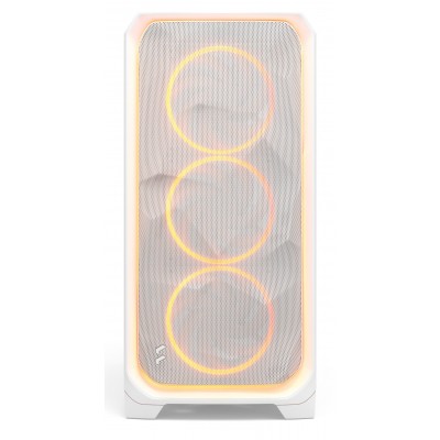 Case Fractal Design Meshify 3 XL Ambience Pro RGB Clear Tint White Big Tower Case Fractal Design Meshify 3 XL Ambience Pro RGB Clear Tint White Big Tower