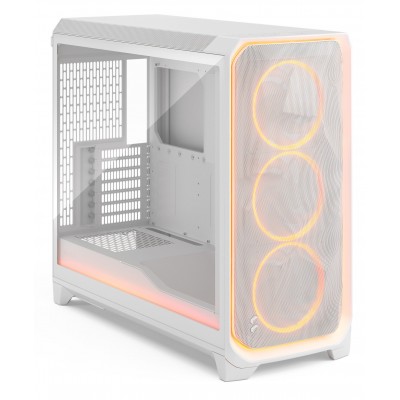 Case Fractal Design Meshify 3 XL Ambience Pro RGB Clear Tint White Big Tower Case Fractal Design Meshify 3 XL Ambience Pro RGB Clear Tint White Big Tower