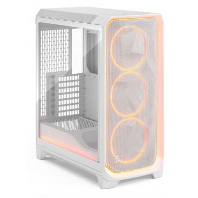 Case Fractal Design Meshify 3 Ambience Pro RGB Clear Tint White Midi Tower