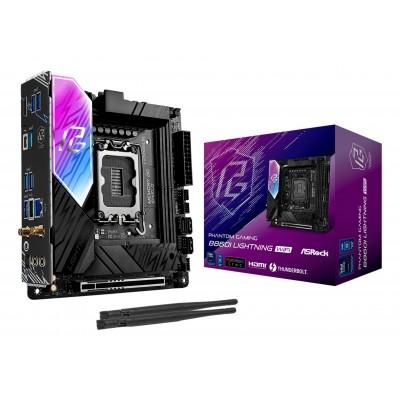Scheda Madre ASROCK B860I Phantom Gaming Lightning WIFI LGA 1851 DDR5 Mini ITX Scheda Madre ASROCK B860I Phantom Gaming Lightning WIFI LGA 1851 DDR5 Mini ITX