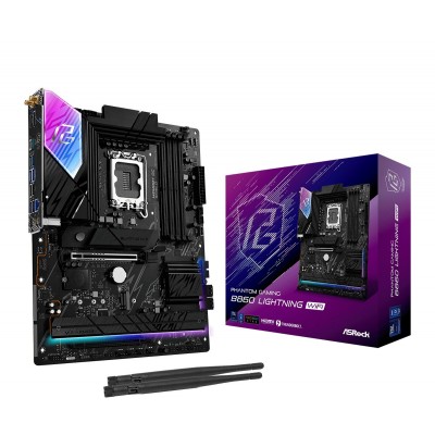 Scheda Madre ASROCK B860 Phantom Gaming Lightning WIFI LGA 1851 DDR5 ATX